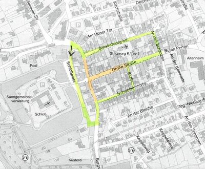 Umleitungsstrecke Sanierung Große Straße